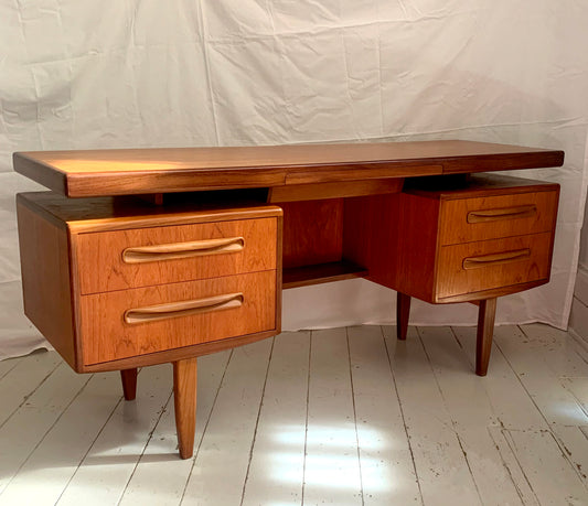 Mid Century G-Plan Fresco Teak Desk / Dressing Table