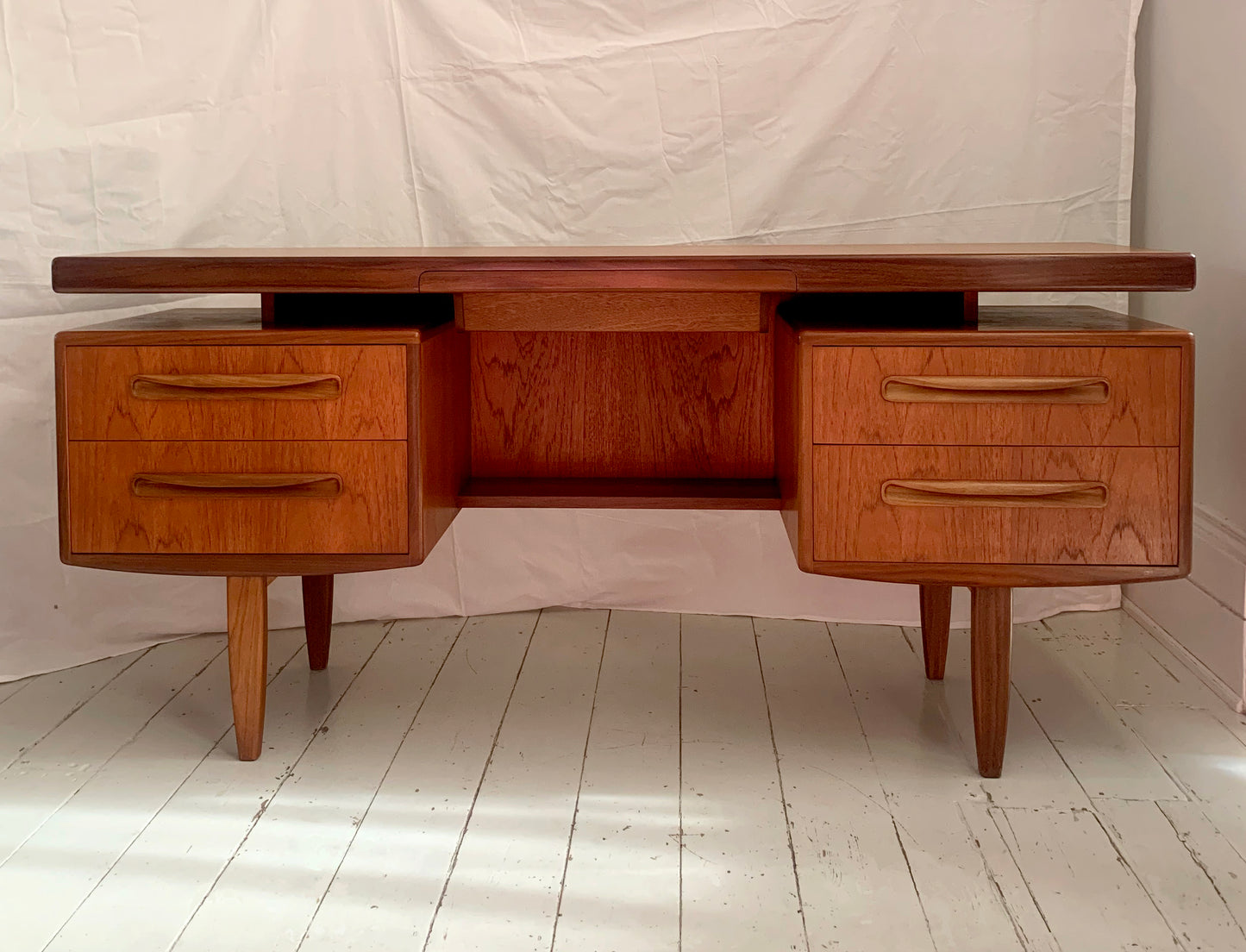 Mid Century G-Plan Fresco Teak Desk / Dressing Table