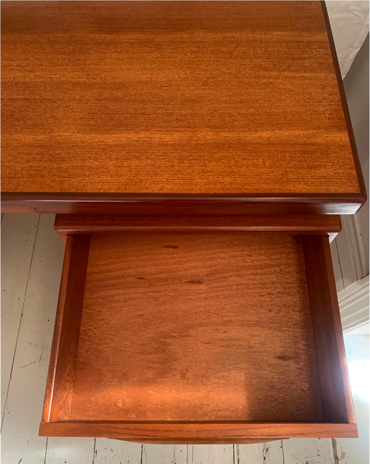 Mid Century G-Plan Fresco Teak Desk / Dressing Table
