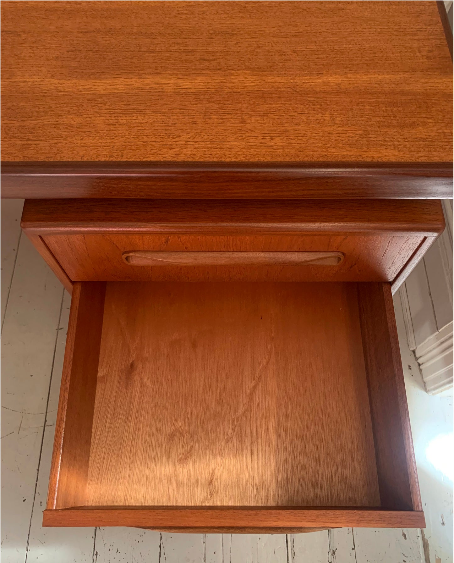 Mid Century G-Plan Fresco Teak Desk / Dressing Table