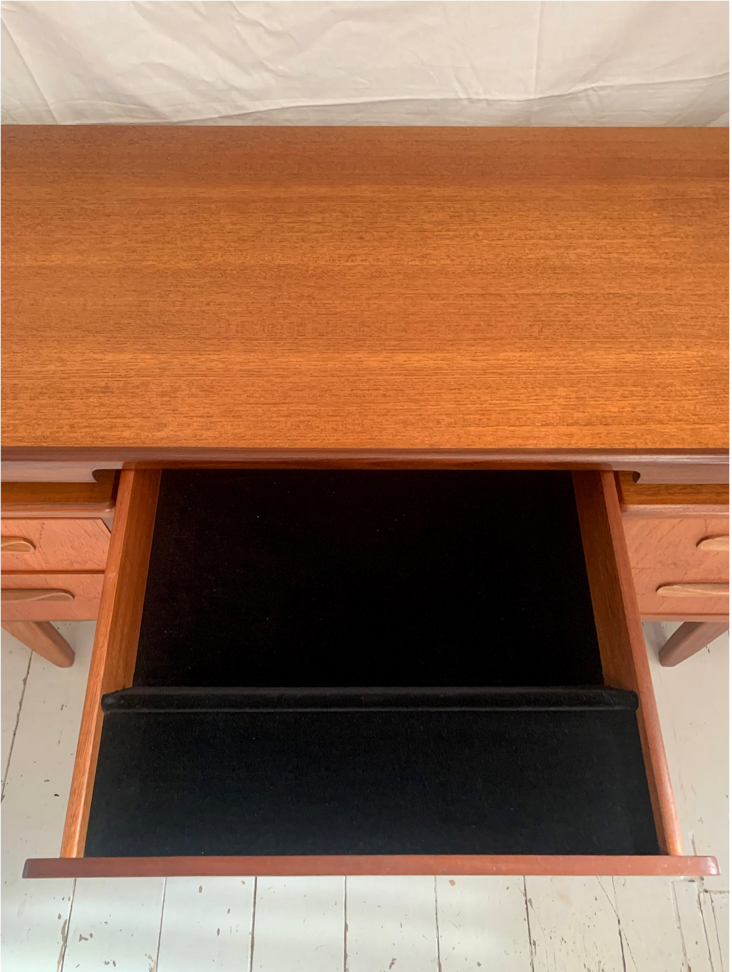 Mid Century G-Plan Fresco Teak Desk / Dressing Table