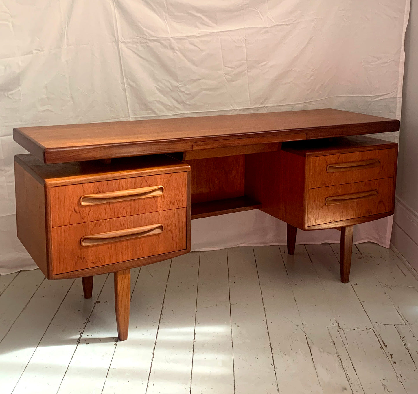 Mid Century G-Plan Fresco Teak Desk / Dressing Table
