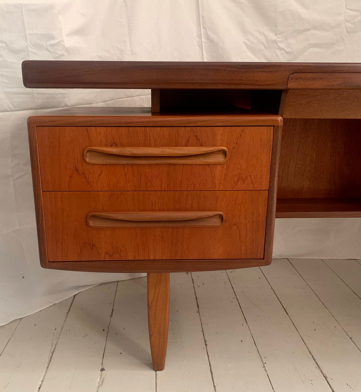 Mid Century G-Plan Fresco Teak Desk / Dressing Table