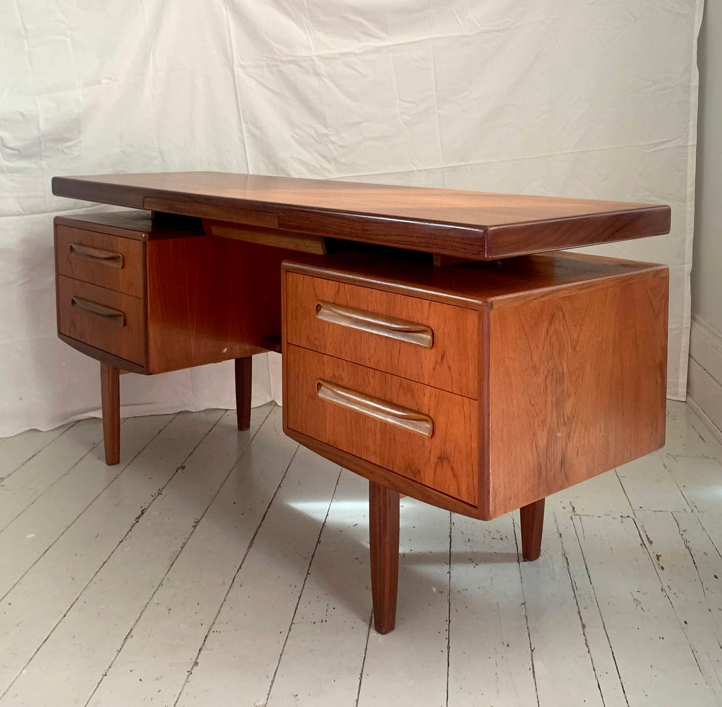 Mid Century G-Plan Fresco Teak Desk / Dressing Table