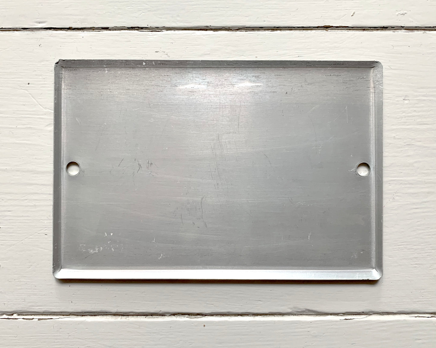 Genuine French Door Plate  Number '8' - White & Black - Signaux GIROD