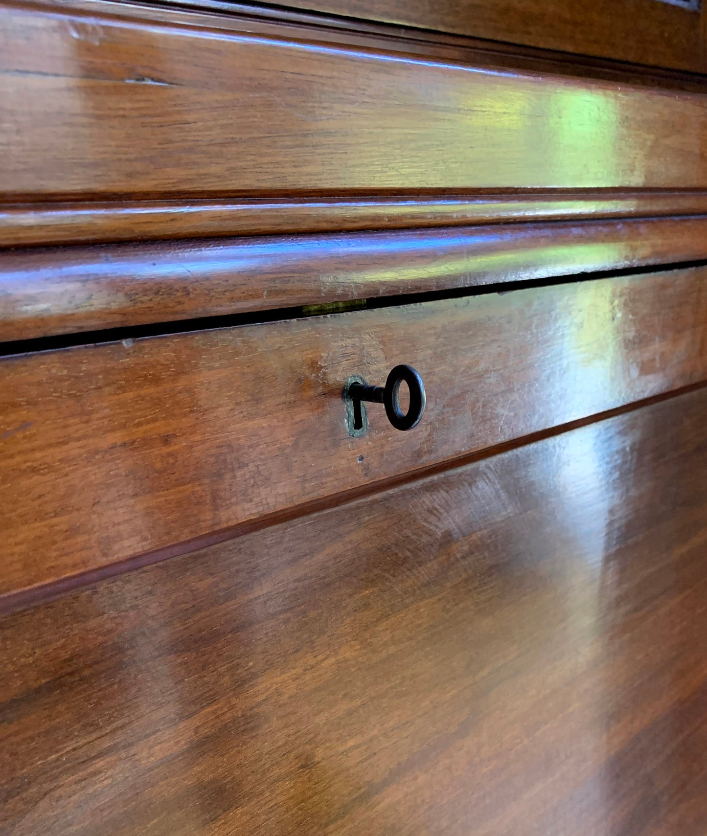 Vintage Four-Part Barristers Bookcase, with Fall Front Bureau, Gunn Furniture