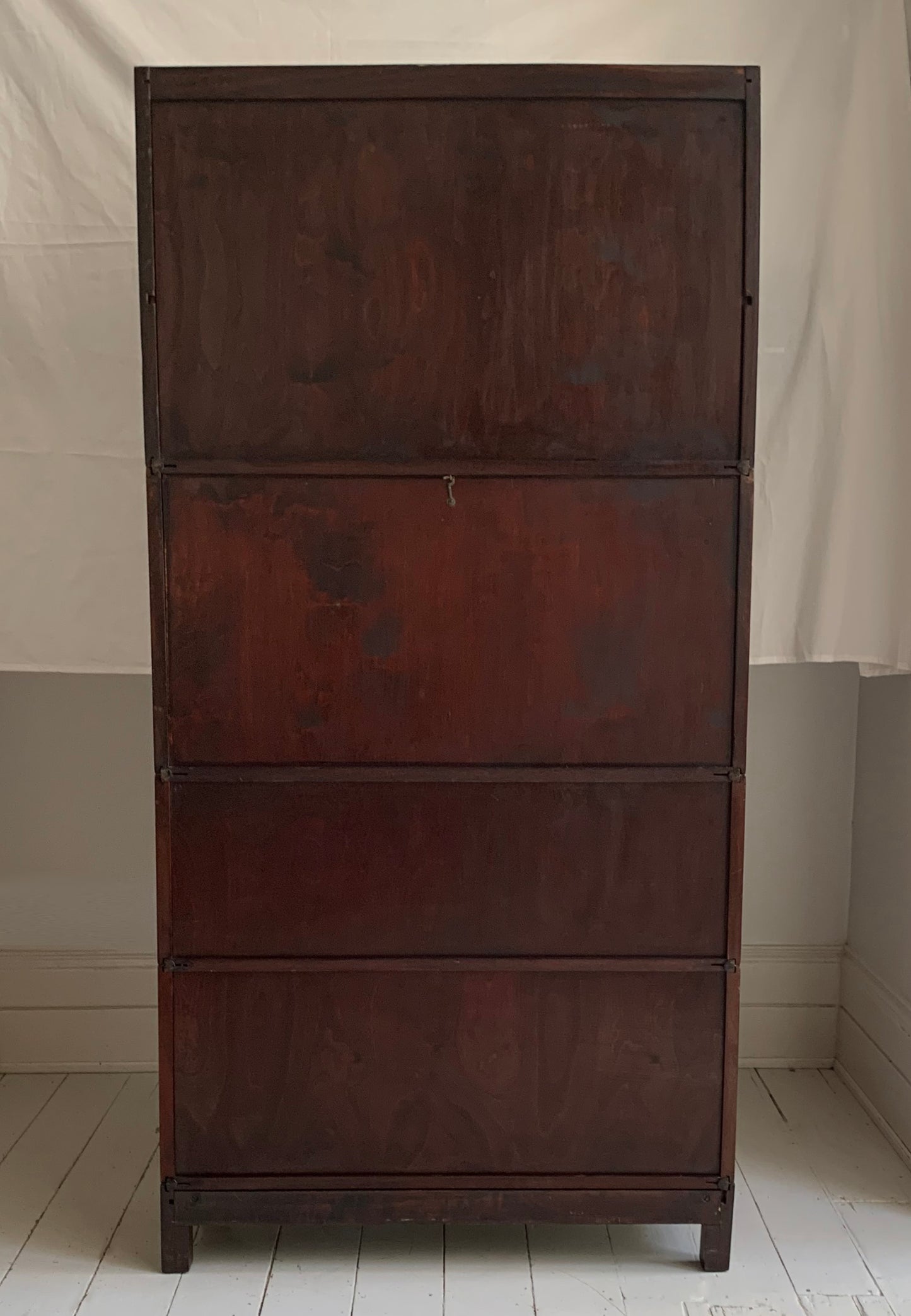 Vintage Four-Part Barristers Bookcase, with Fall Front Bureau, Gunn Furniture