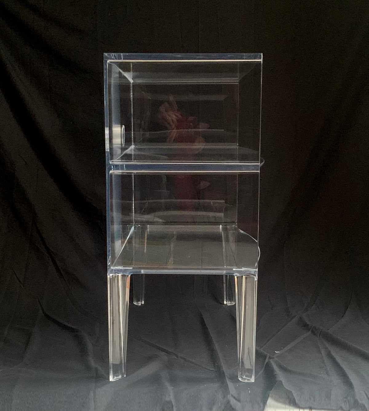 Stunning Kartell Ghost Buster Crystal Three Tier Shelving Unit