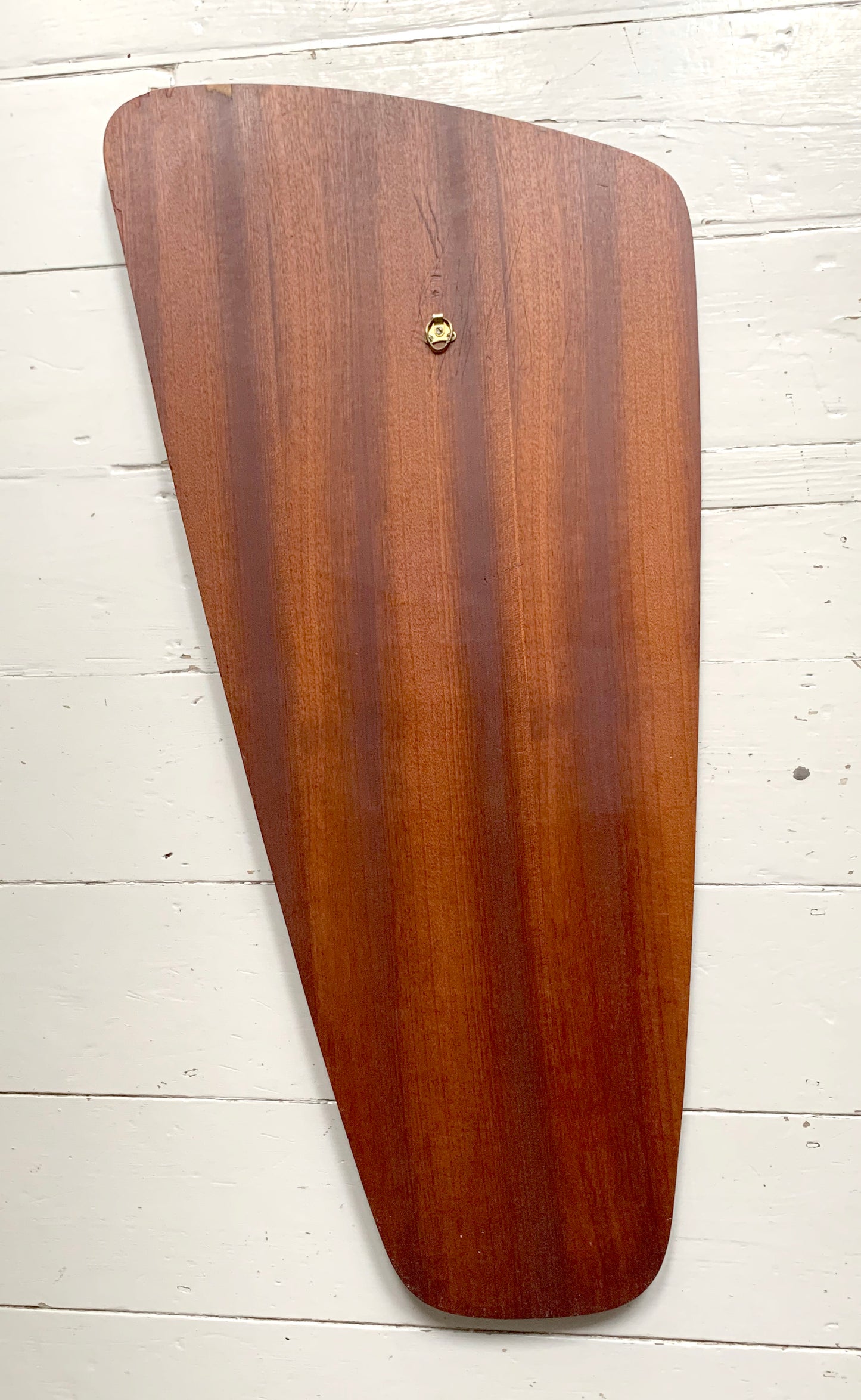 Mid Century Teak Asymmetric Wall Mirror