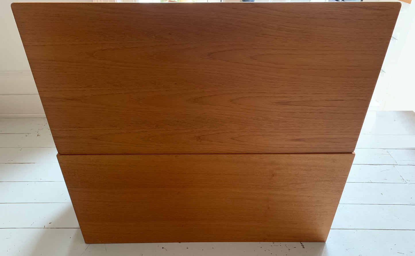 Mid Century Teak Beaver & Tapley 33 Wall Mounted Bureau / Desk / Cabinet