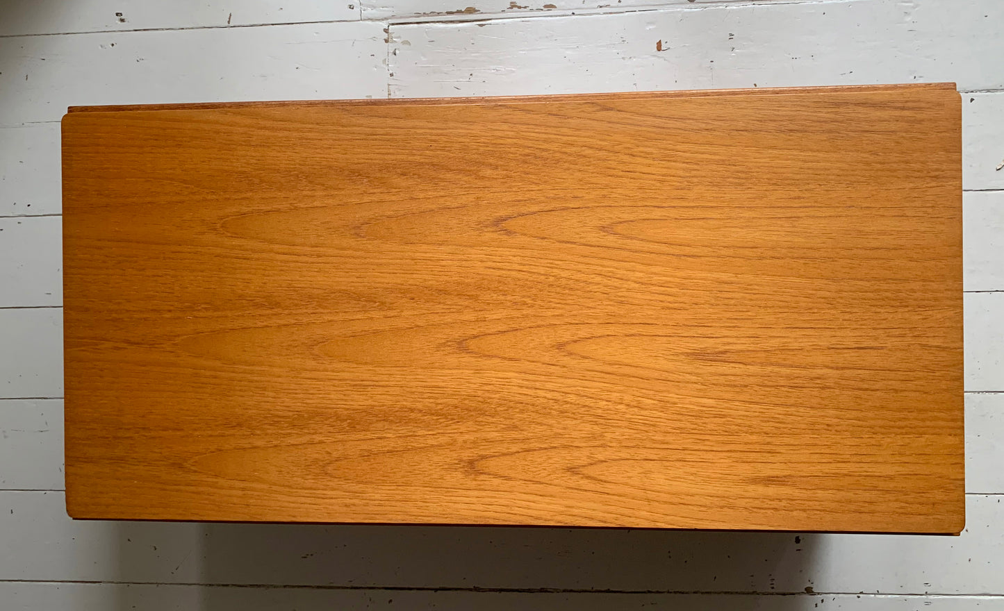 Mid Century Teak Beaver & Tapley 33 Wall Mounted Bureau / Desk / Cabinet