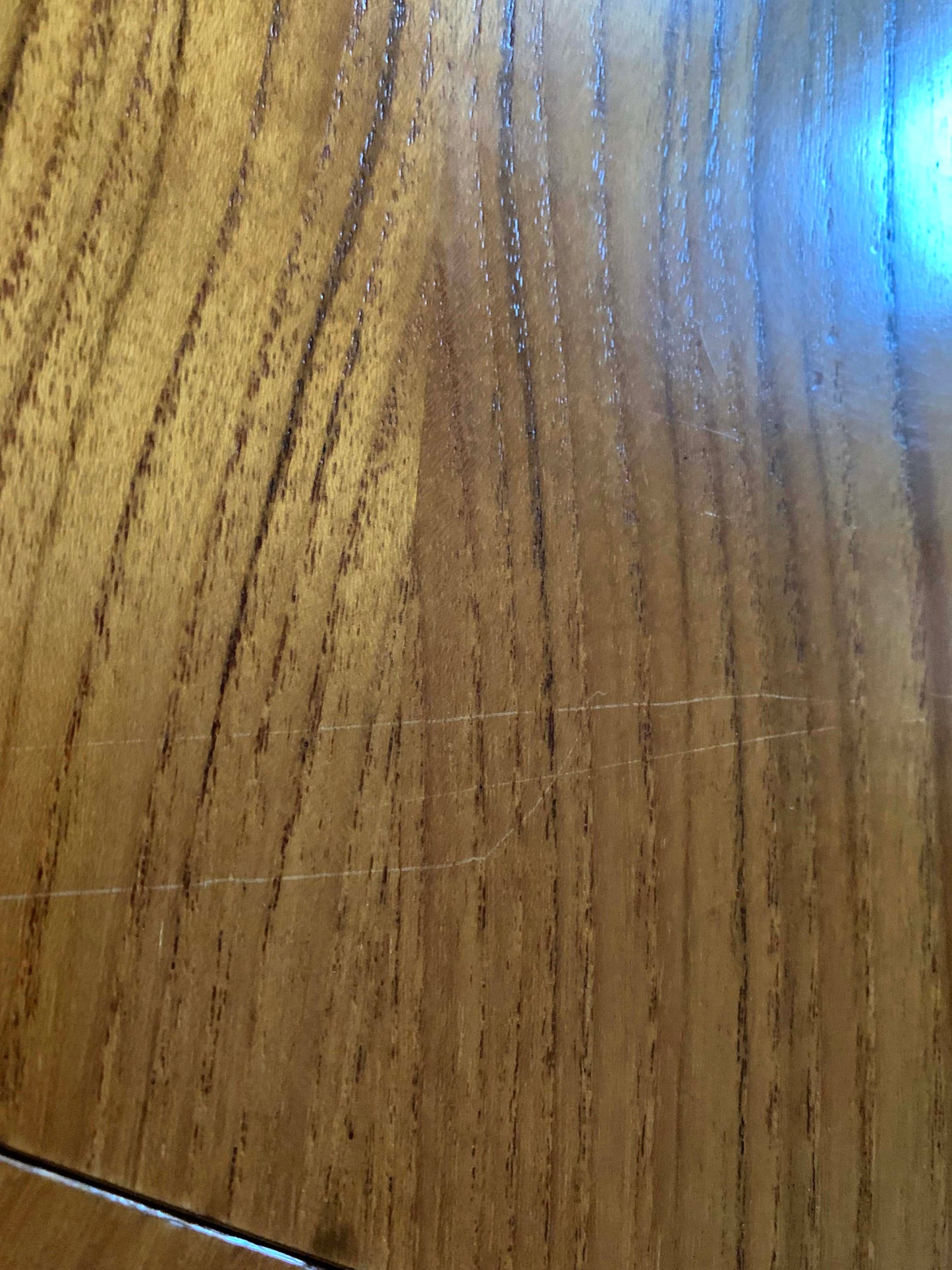 Vintage Mid Century Modern Teak Veneer Extending Drinks Bar