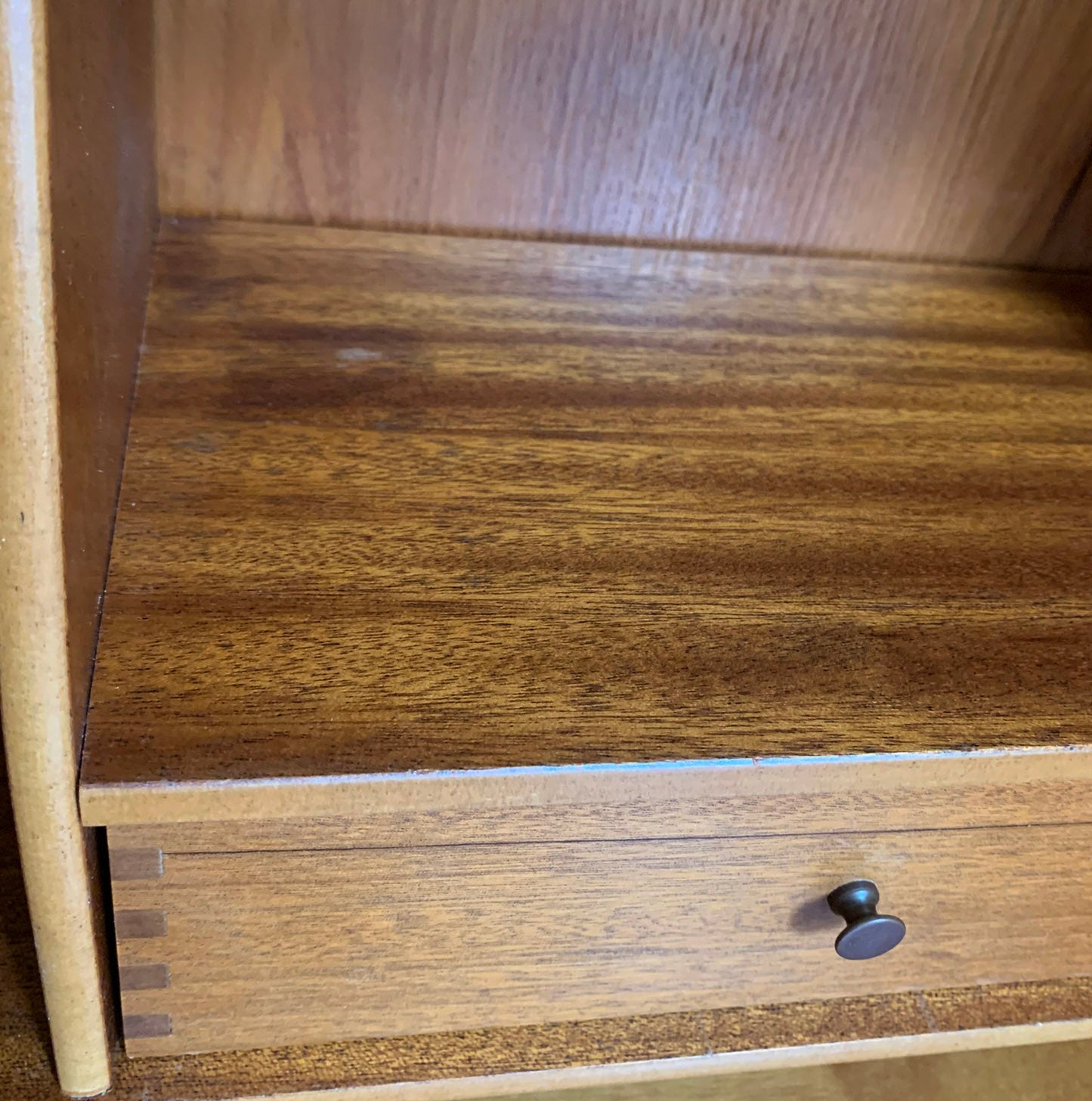 Mid Century Modern Teak Bureau / Desk / Chest of Drawers by Nathan