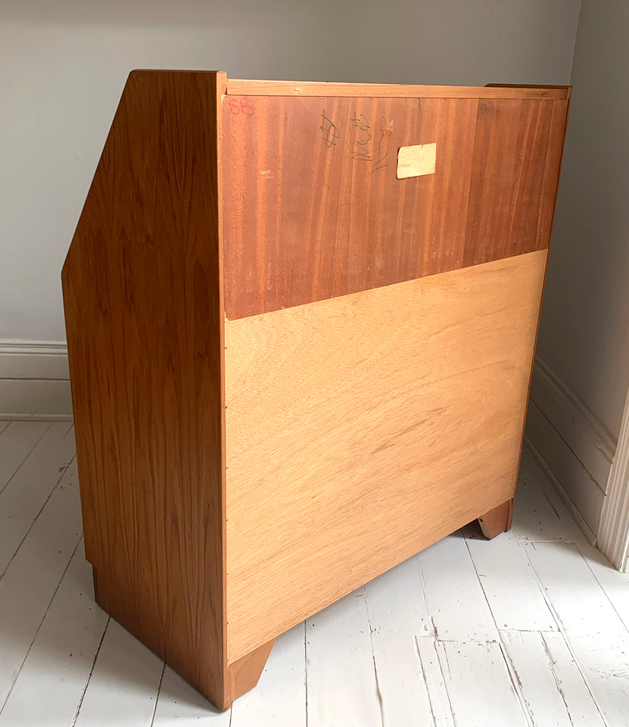 Mid Century Modern Teak Bureau / Desk / Chest of Drawers by Nathan