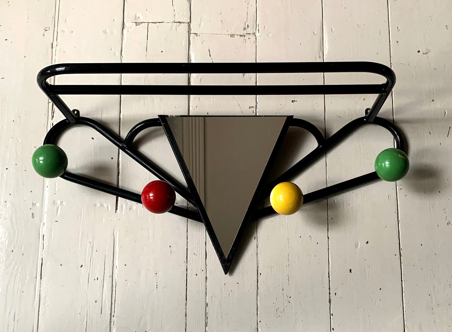 Roger Feraud Sputnik/Atomic Wall Rack & Coat Hook With Mirror 1950s/60s