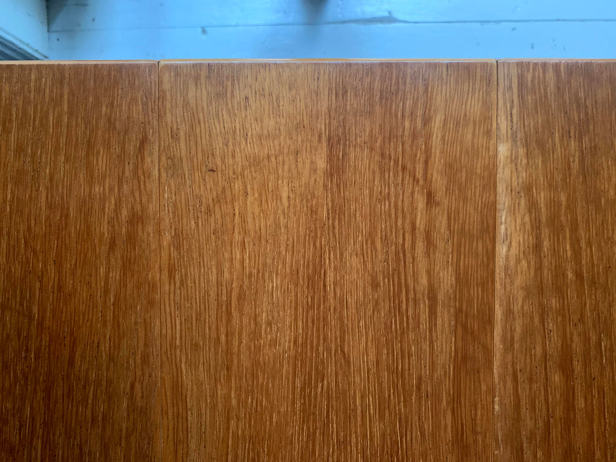 Mid Century Teak Dining Table - Drop Leaf And Extending, Seats Up to Six People