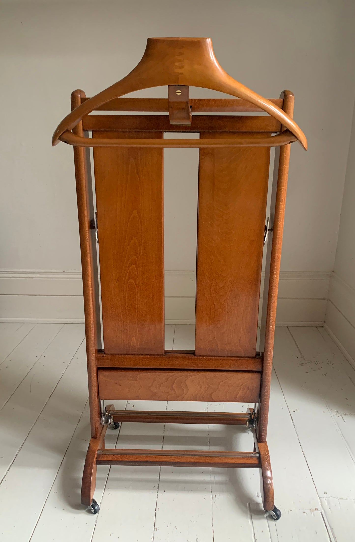 Mid Century Fratelli Reguitti Teak Valet Stand - for Jacket, Trousers & Trinkets