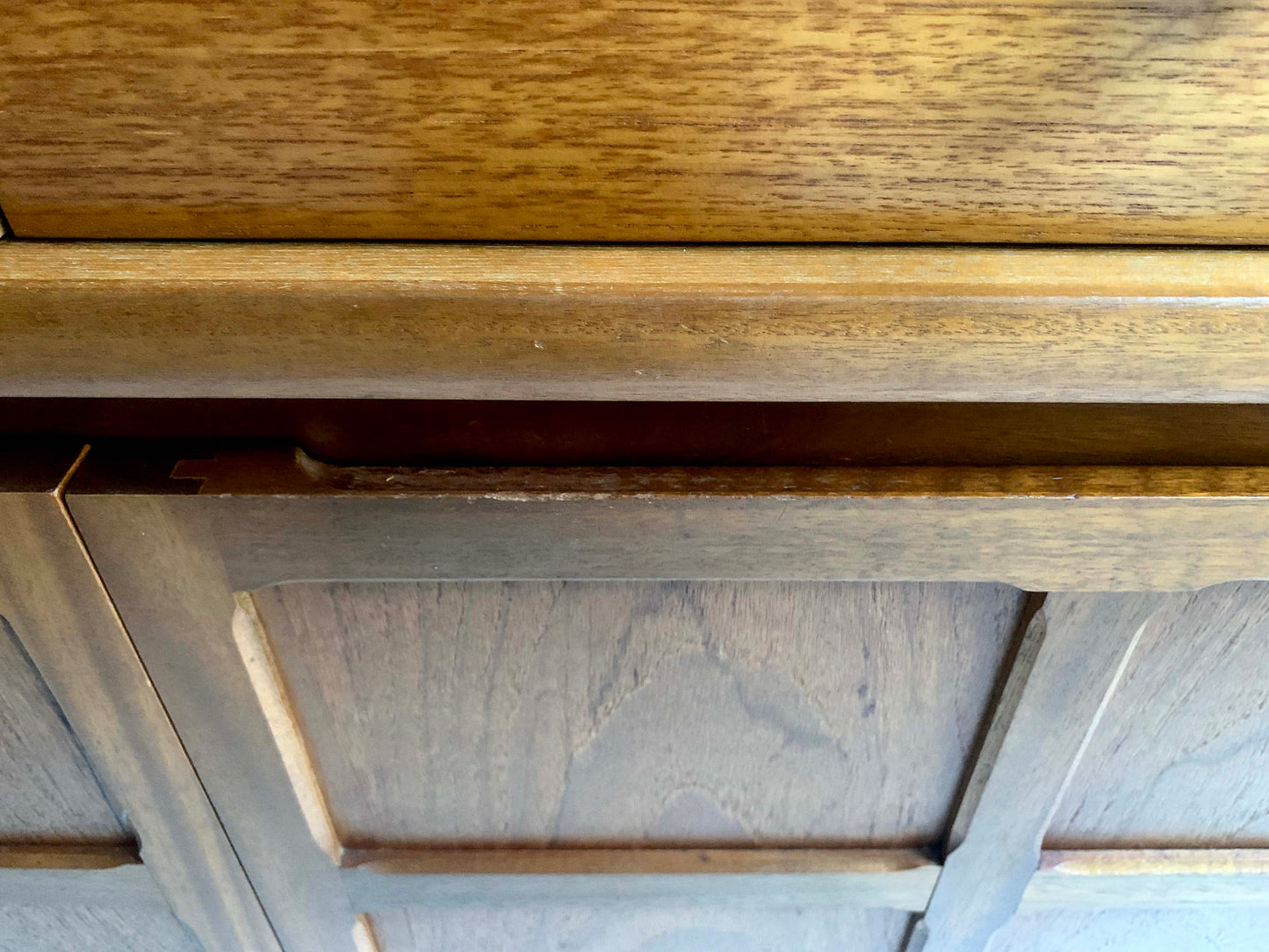 Mid Century Nathan Squares Teak Side Board, Cupboard, Media Cabinet