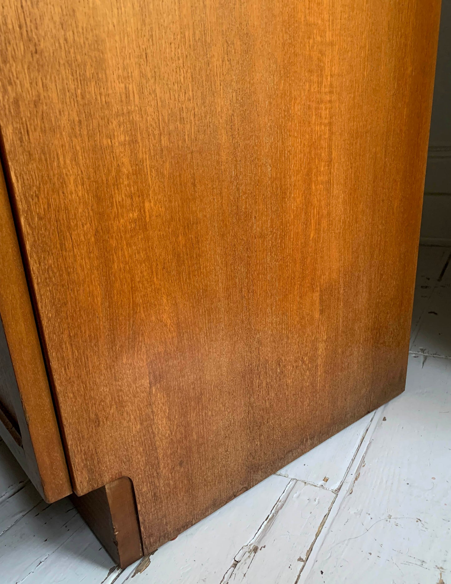 Mid Century Nathan Squares Teak Side Board, Cupboard, Media Cabinet