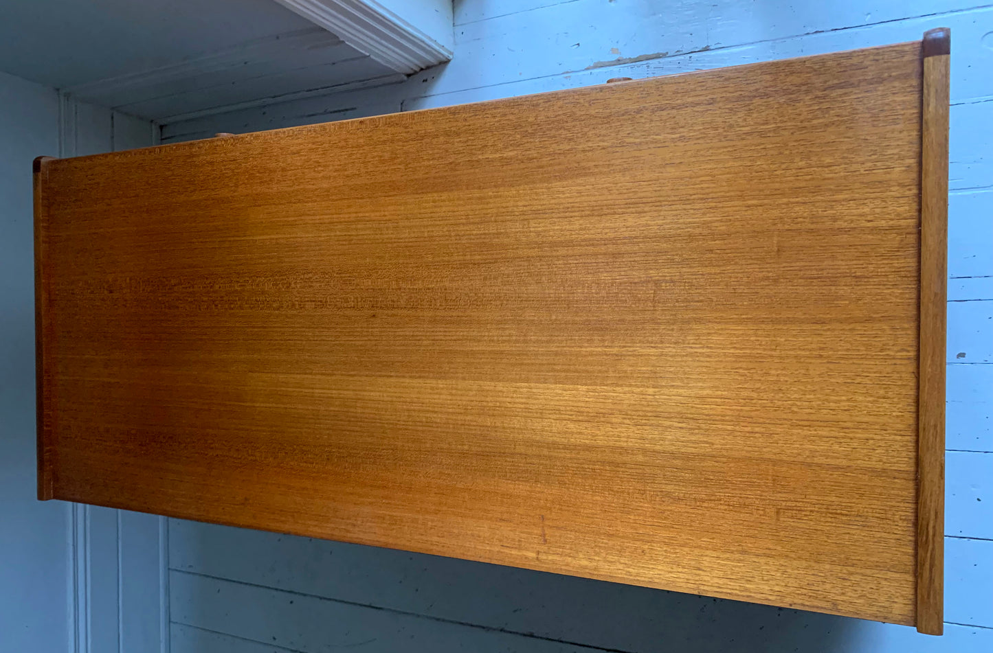 Mid Century Nathan Squares Teak Side Board, Cupboard, Media Cabinet