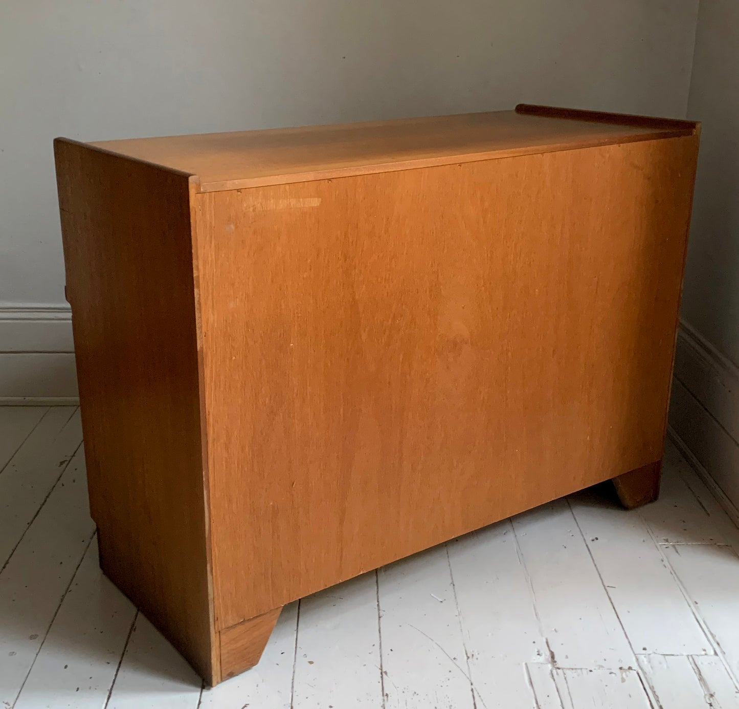 Mid Century Nathan Squares Teak Side Board, Cupboard, Media Cabinet