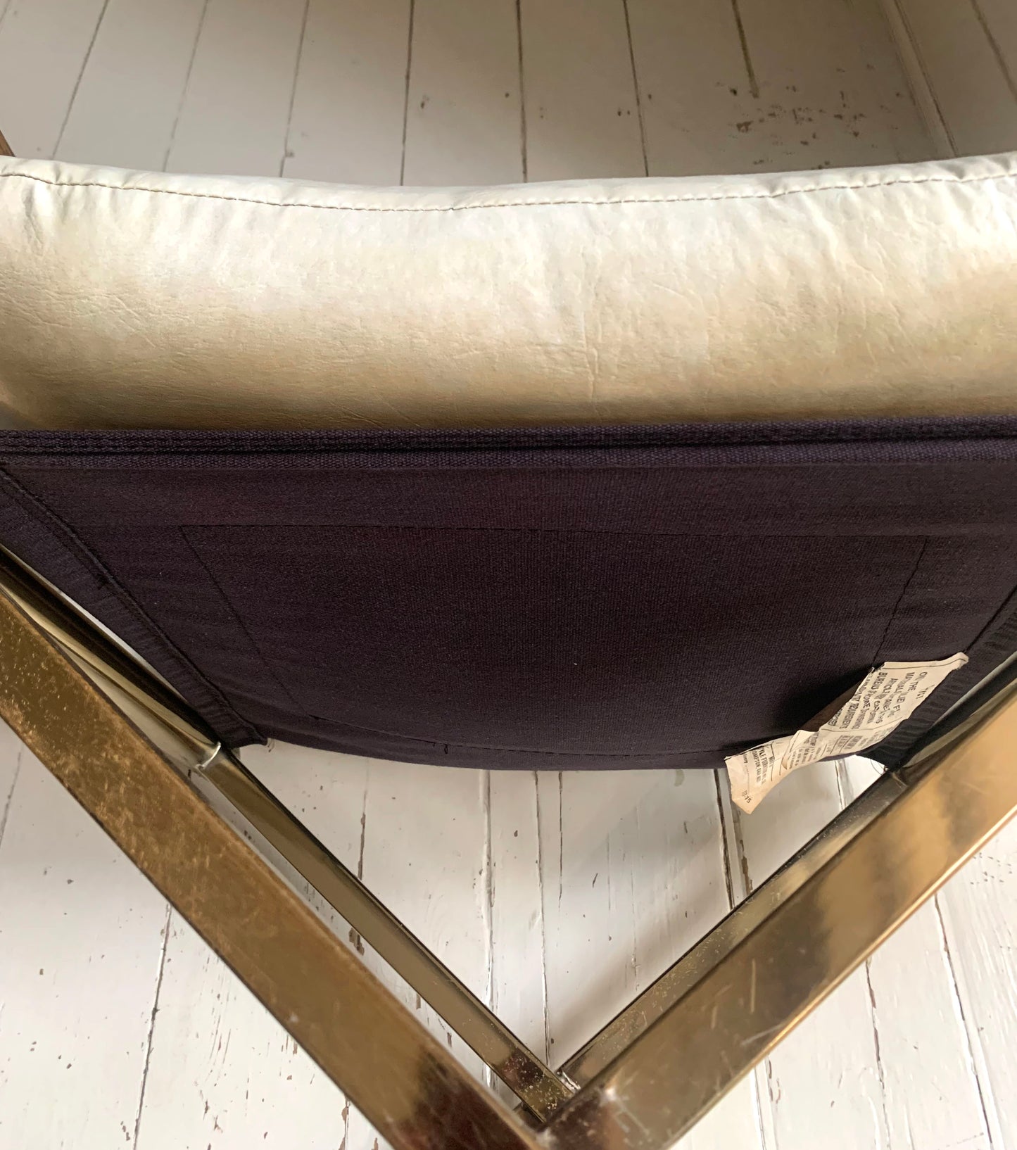 Pair of Vintage CAL-STYLE Furniture Directors Chairs ; dated 1984