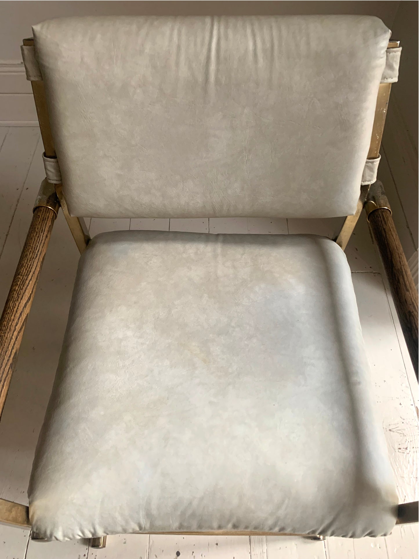 Pair of Vintage CAL-STYLE Furniture Directors Chairs ; dated 1984