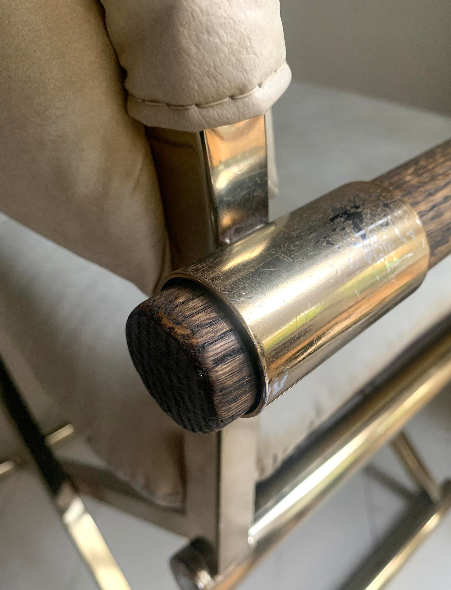 Pair of Vintage CAL-STYLE Furniture Directors Chairs ; dated 1984