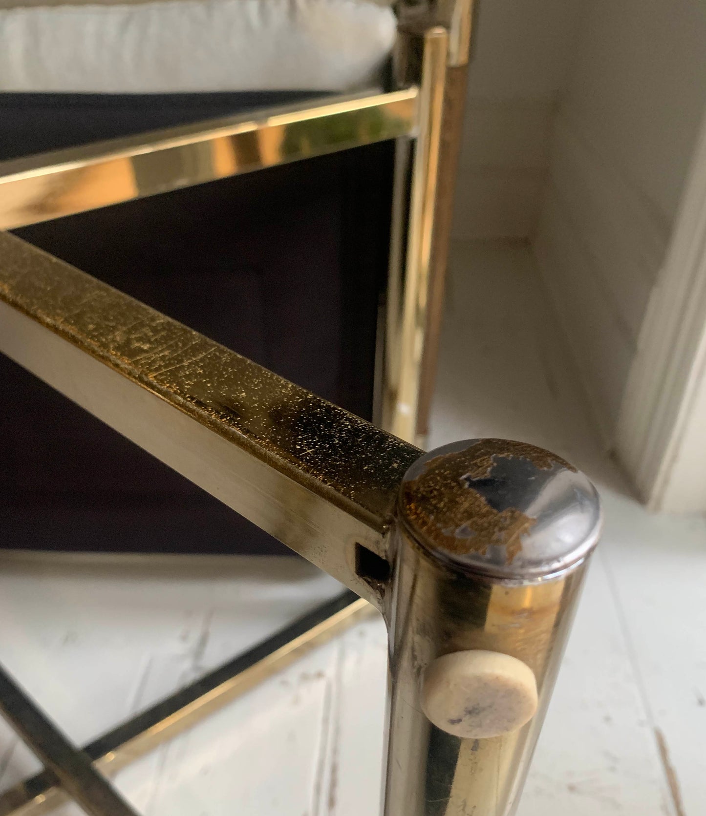 Pair of Vintage CAL-STYLE Furniture Directors Chairs ; dated 1984