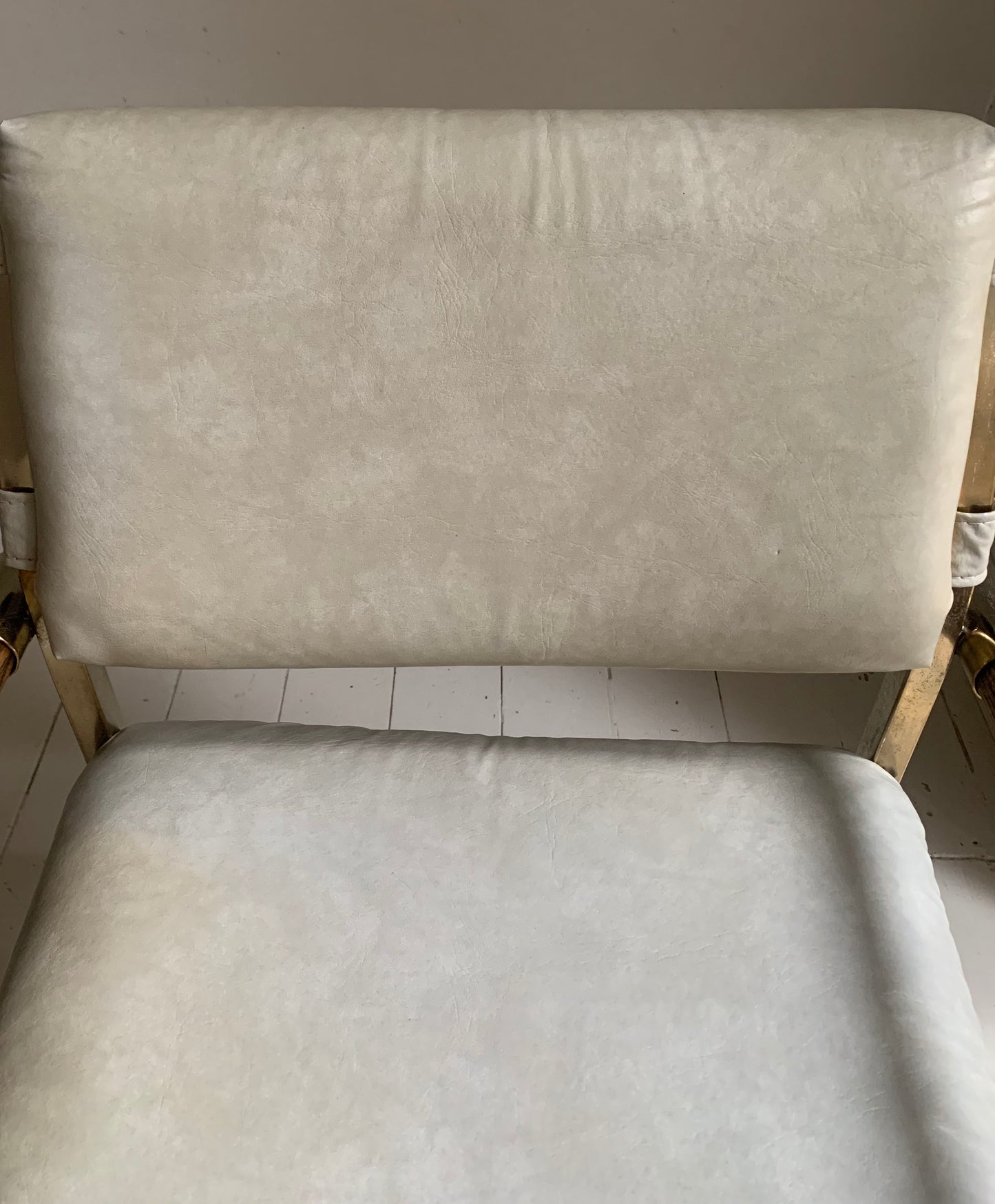 Pair of Vintage CAL-STYLE Furniture Directors Chairs ; dated 1984