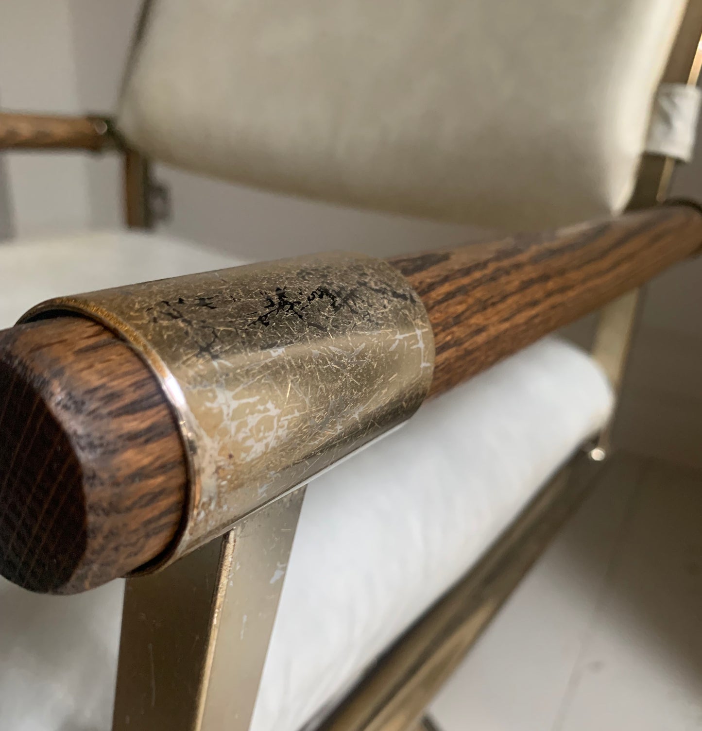 Pair of Vintage CAL-STYLE Furniture Directors Chairs ; dated 1984