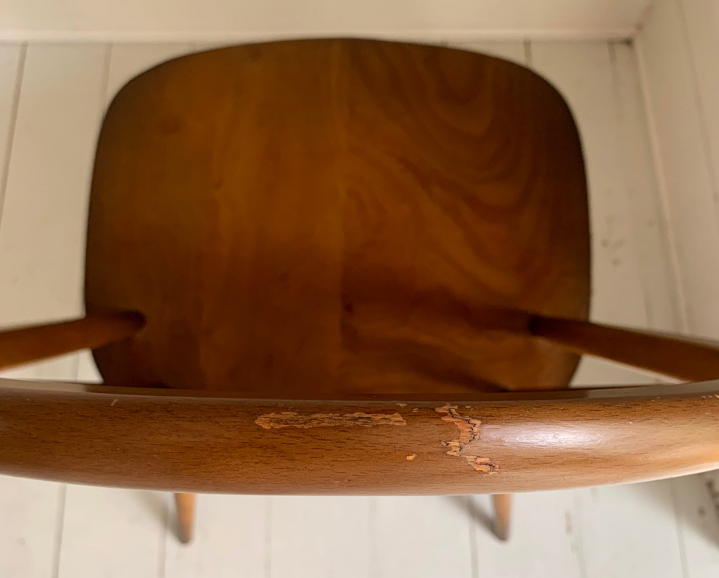 Pair of Vintage Ercol Fleur-De-Lys Dining Chairs - Model 371
