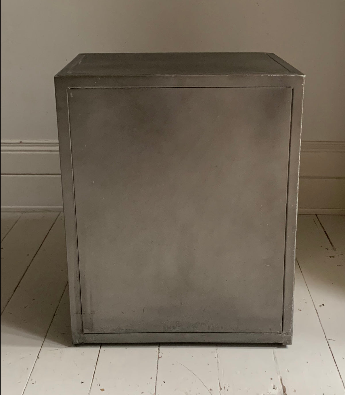 Pair of Vintage Mixed Metal Night Stands / Chest of Drawers / Office Storage