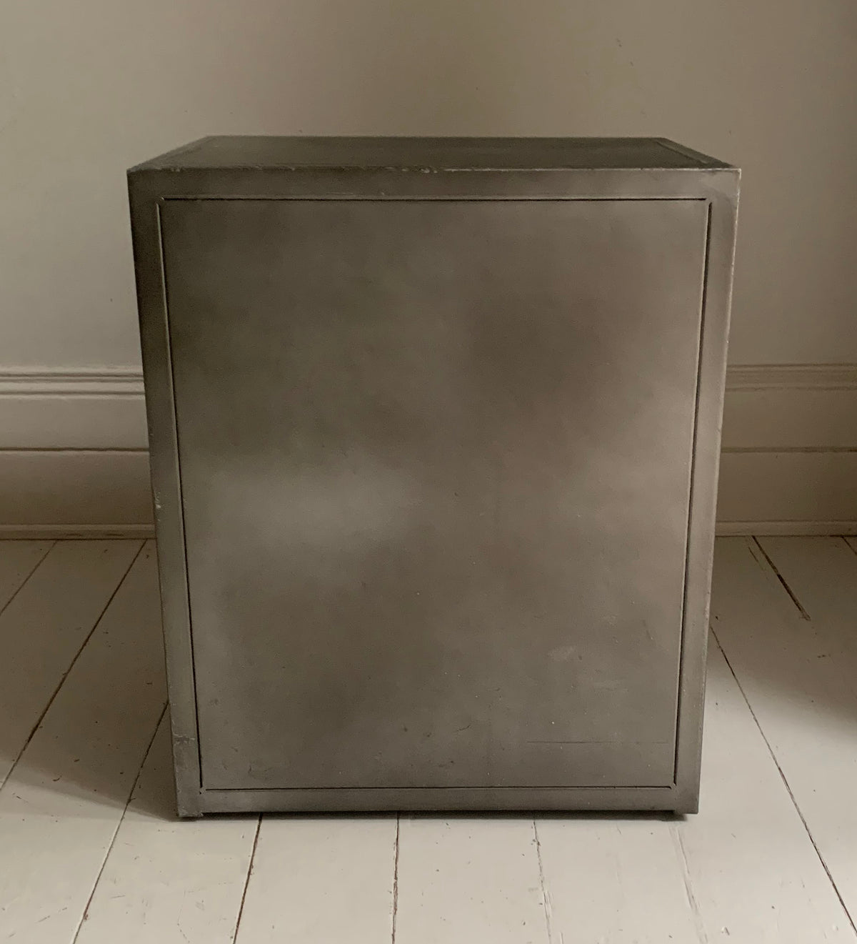 Pair of Vintage Mixed Metal Night Stands / Chest of Drawers / Office Storage