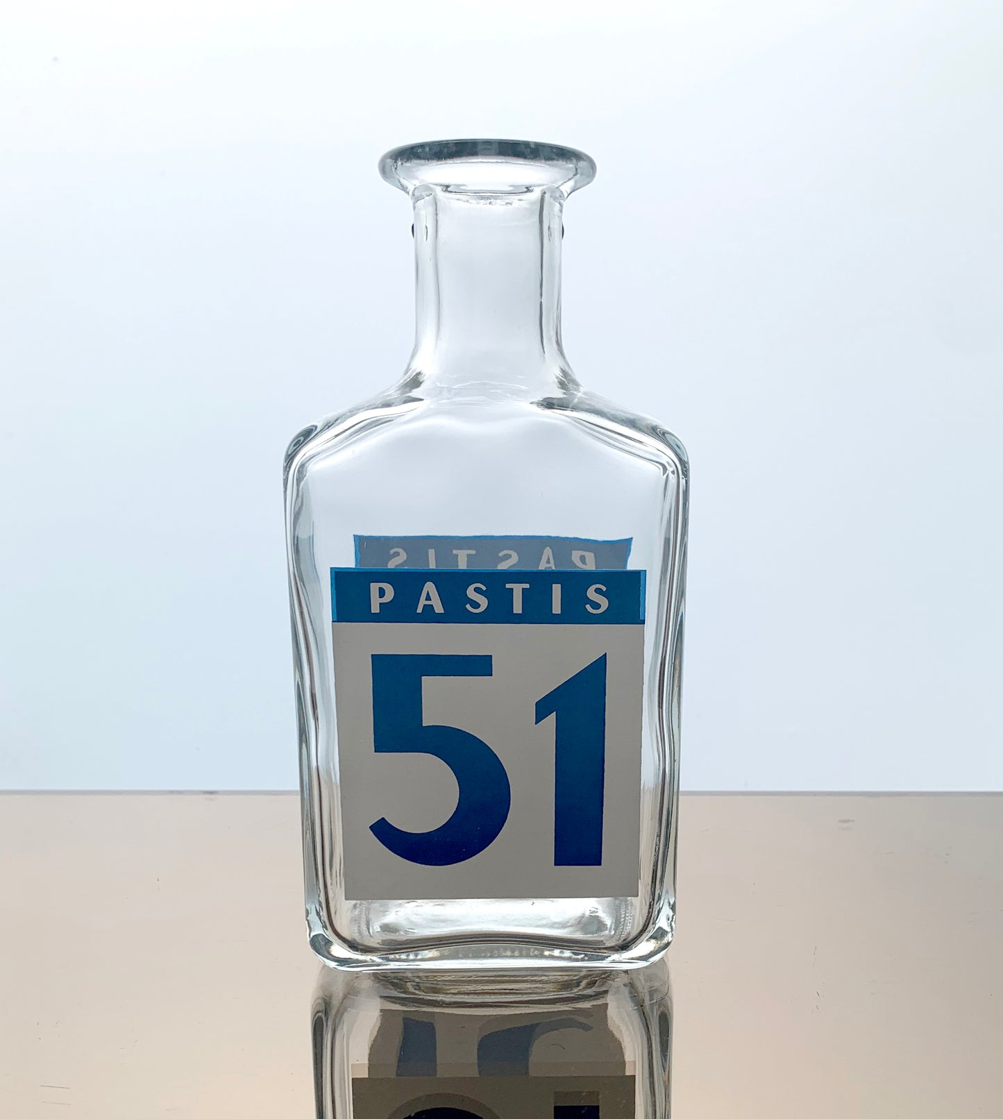 French Glass Pastis Carafe, Jug - 'Pastis 51' - 1980's / Ex' Condition