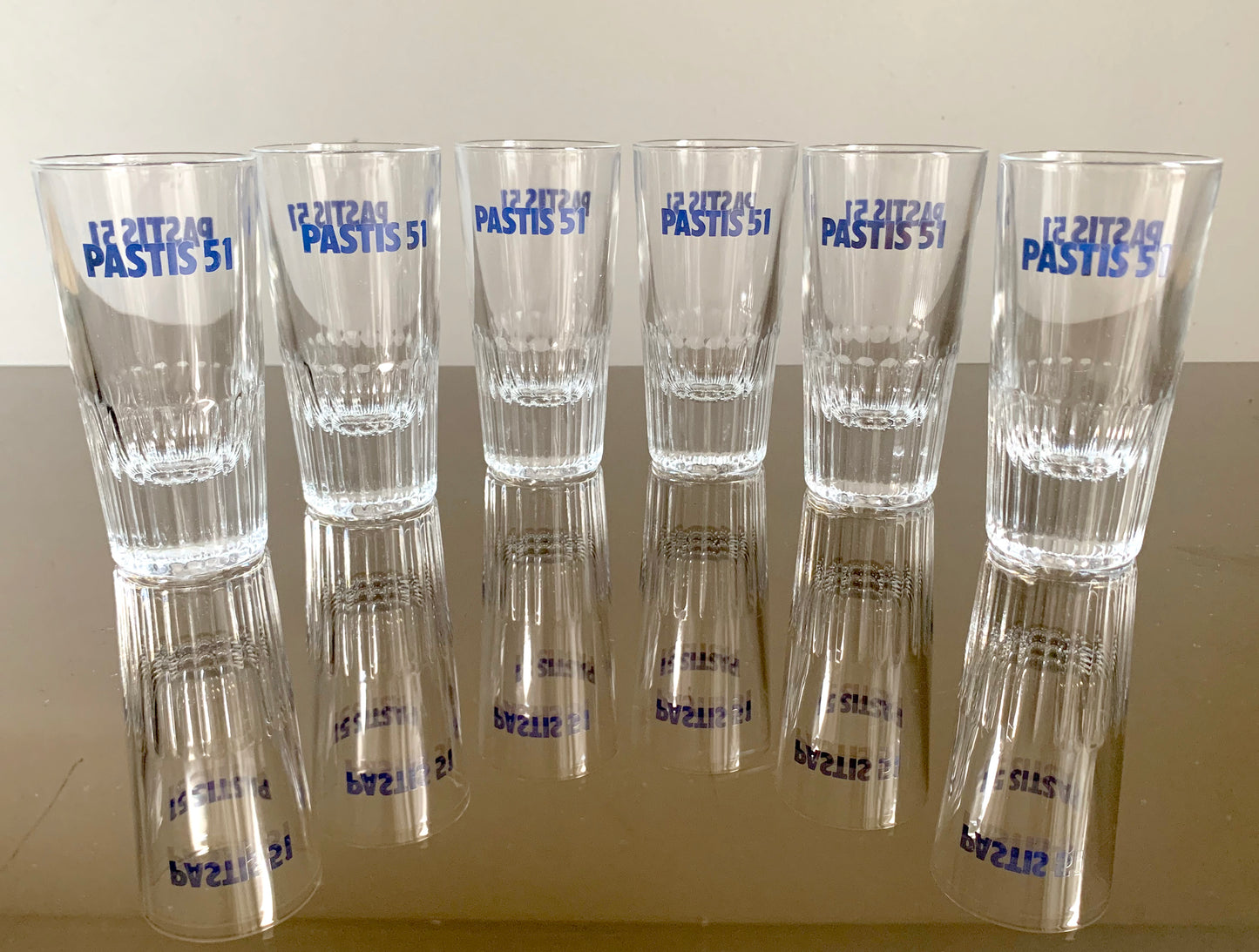 6 x Vintage French 'Pastis 51' Tumbler / Glasses Set, Boxed Set