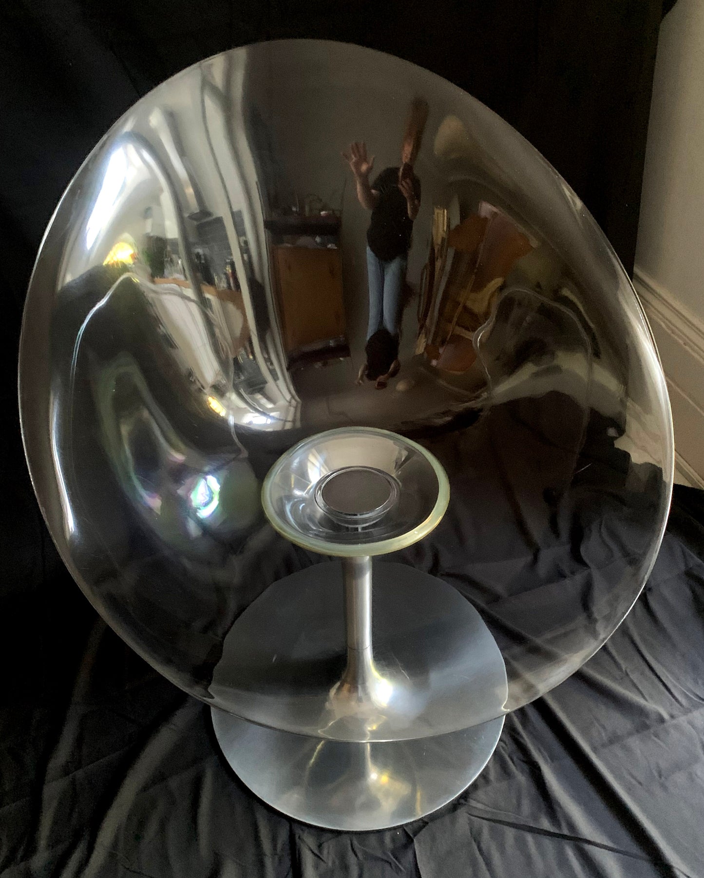 Kartell EroS Chair in Clear Polycarbonate, designed by Philippe Starck