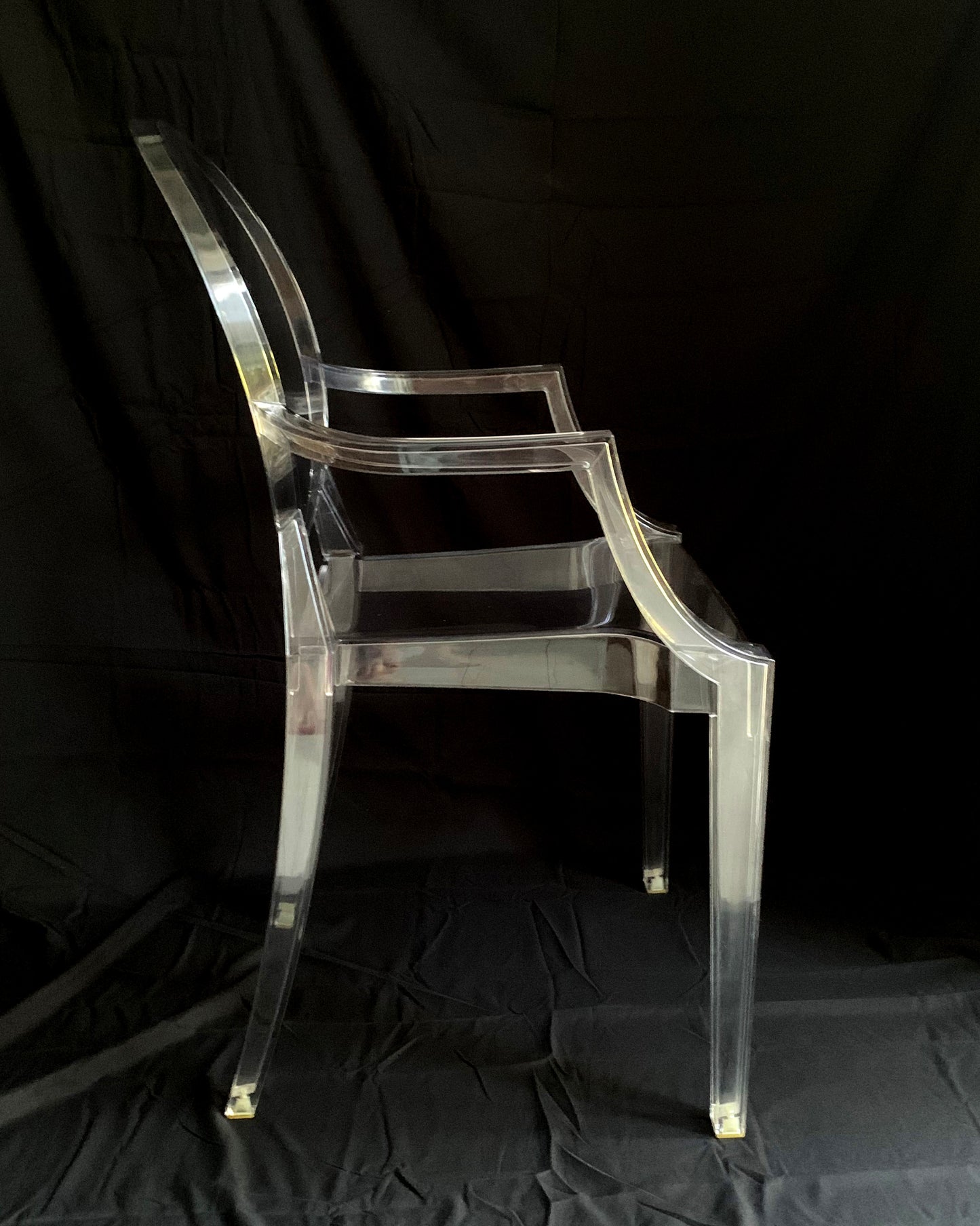 Kartell Louis Ghost Chair in Clear Polycarbonate, designed by Philippe Starck