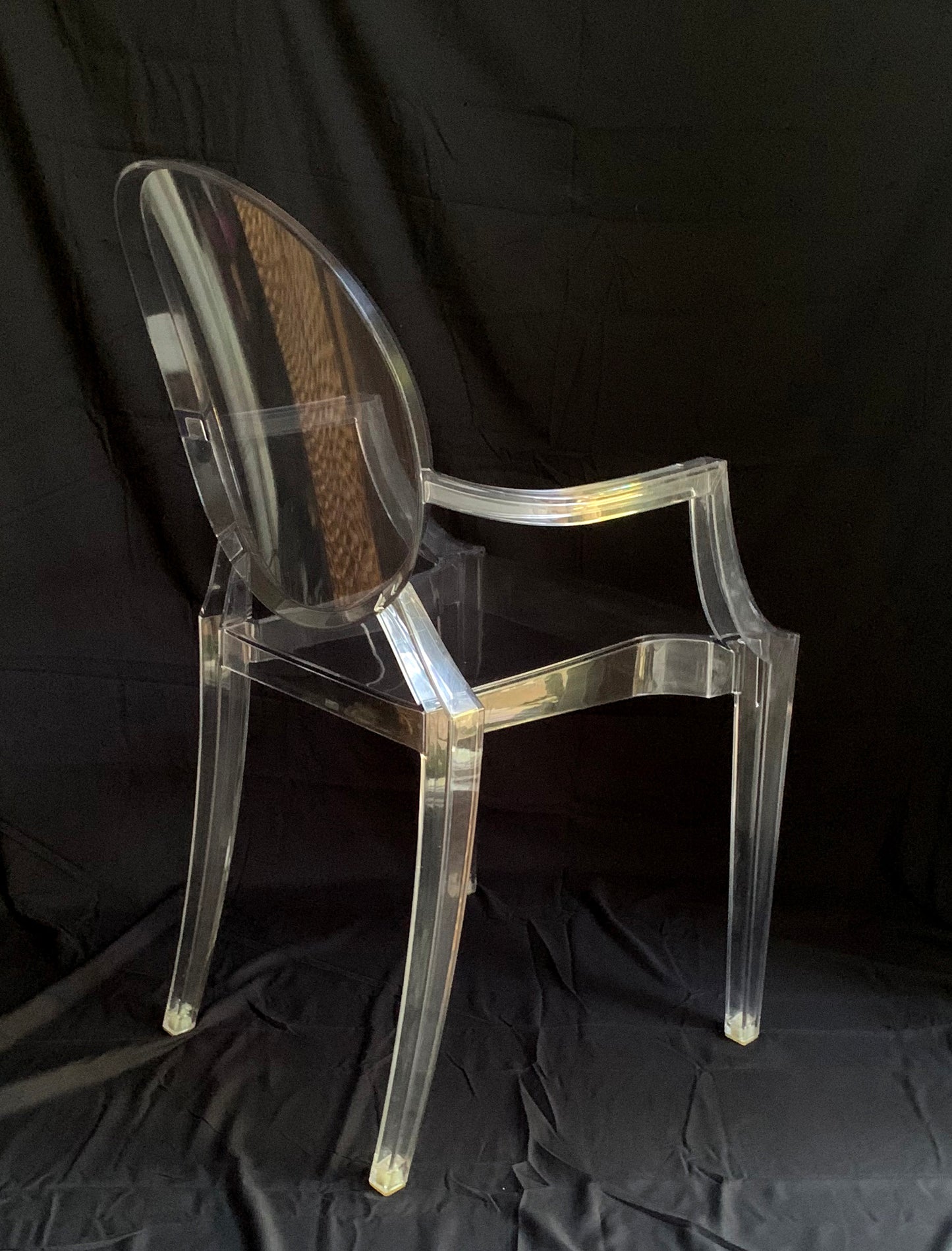 Kartell Louis Ghost Chair in Clear Polycarbonate, designed by Philippe Starck