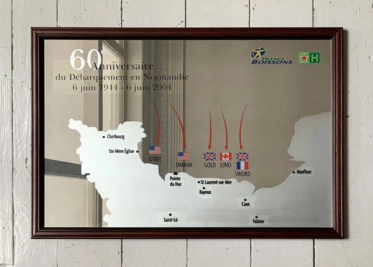 Rare D-Day / Normandy Landings 60th Anniversary Mirror By Heineken