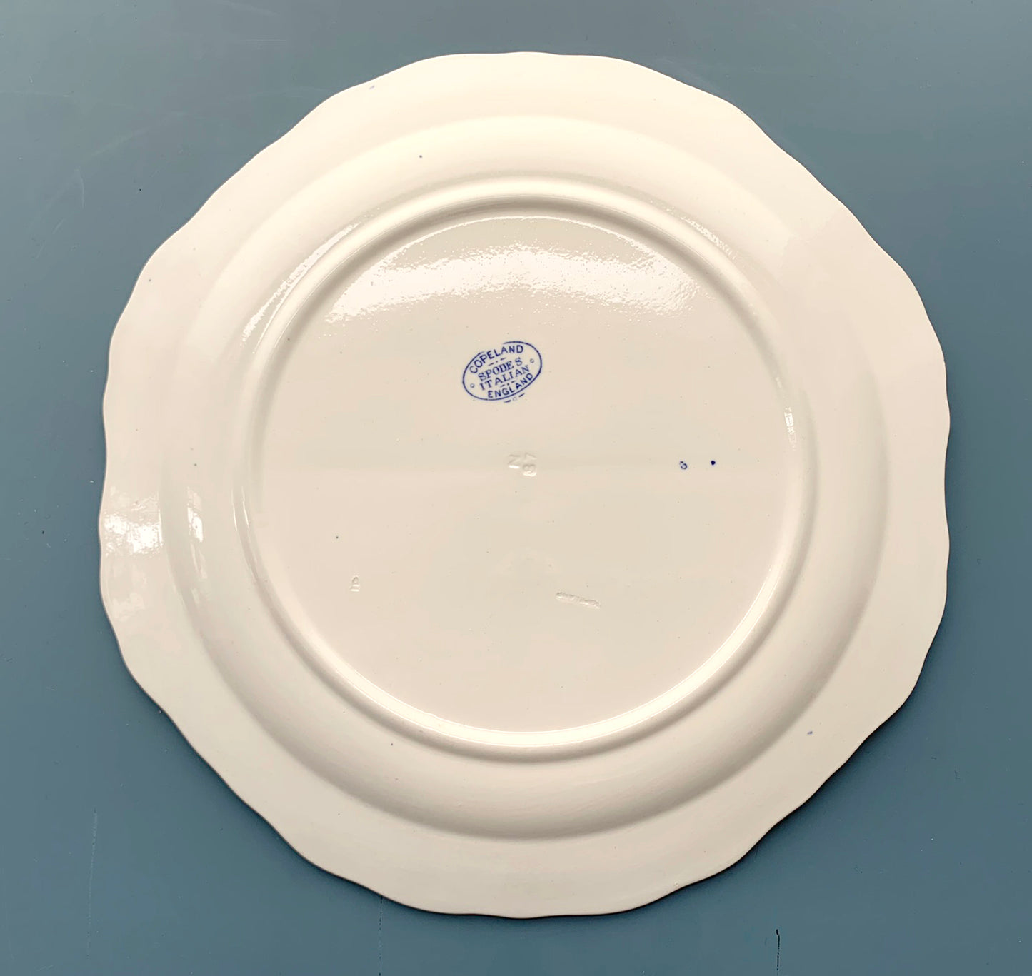 Spode Blue Italian Divided Cake / Sandwich Plate, Copeland