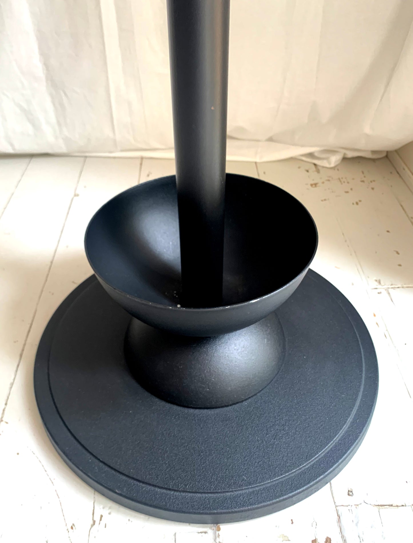 Sputnik / Atomic Style Black Cast Iron Coat & Umbrella Stand #2