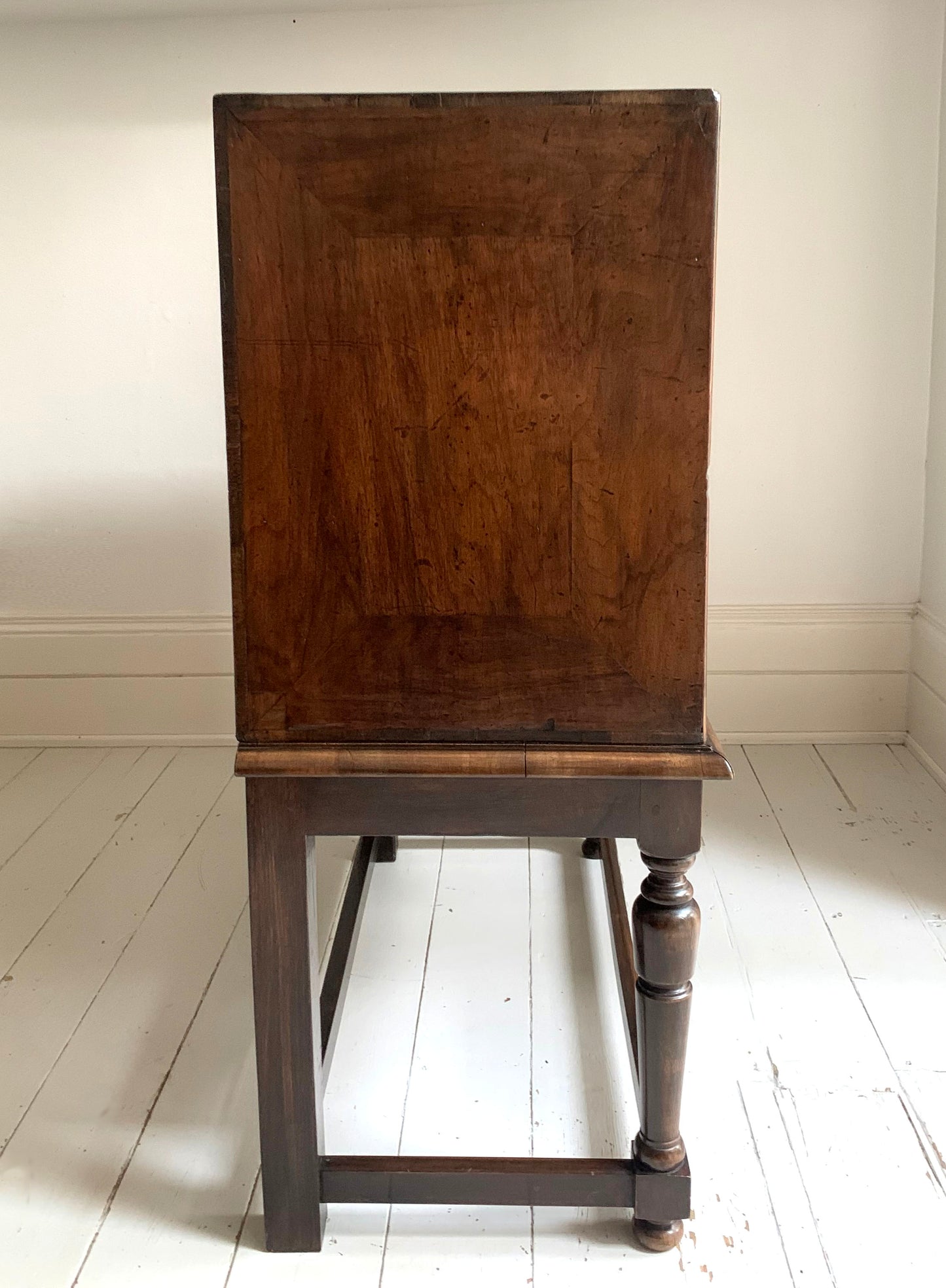 Stunning Antique Oak Four Drawer Chest of Drawers on Jacobean Style Stand