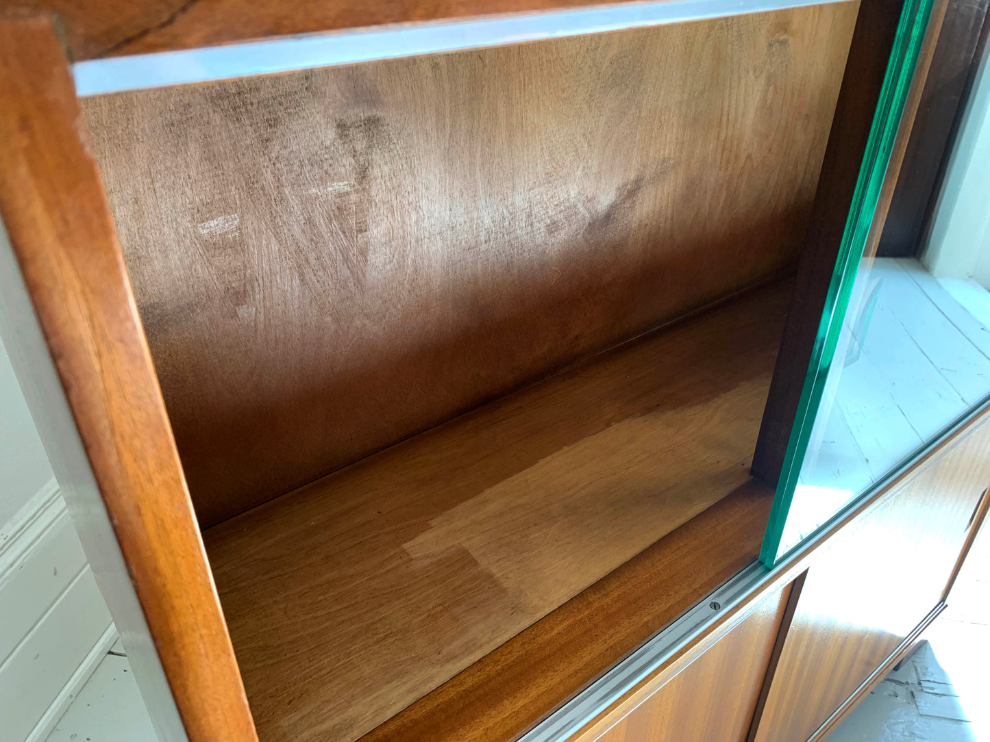 Vintage 1930s Modular Stacking Bookcase with Glazed Sliding Doors / Barristers