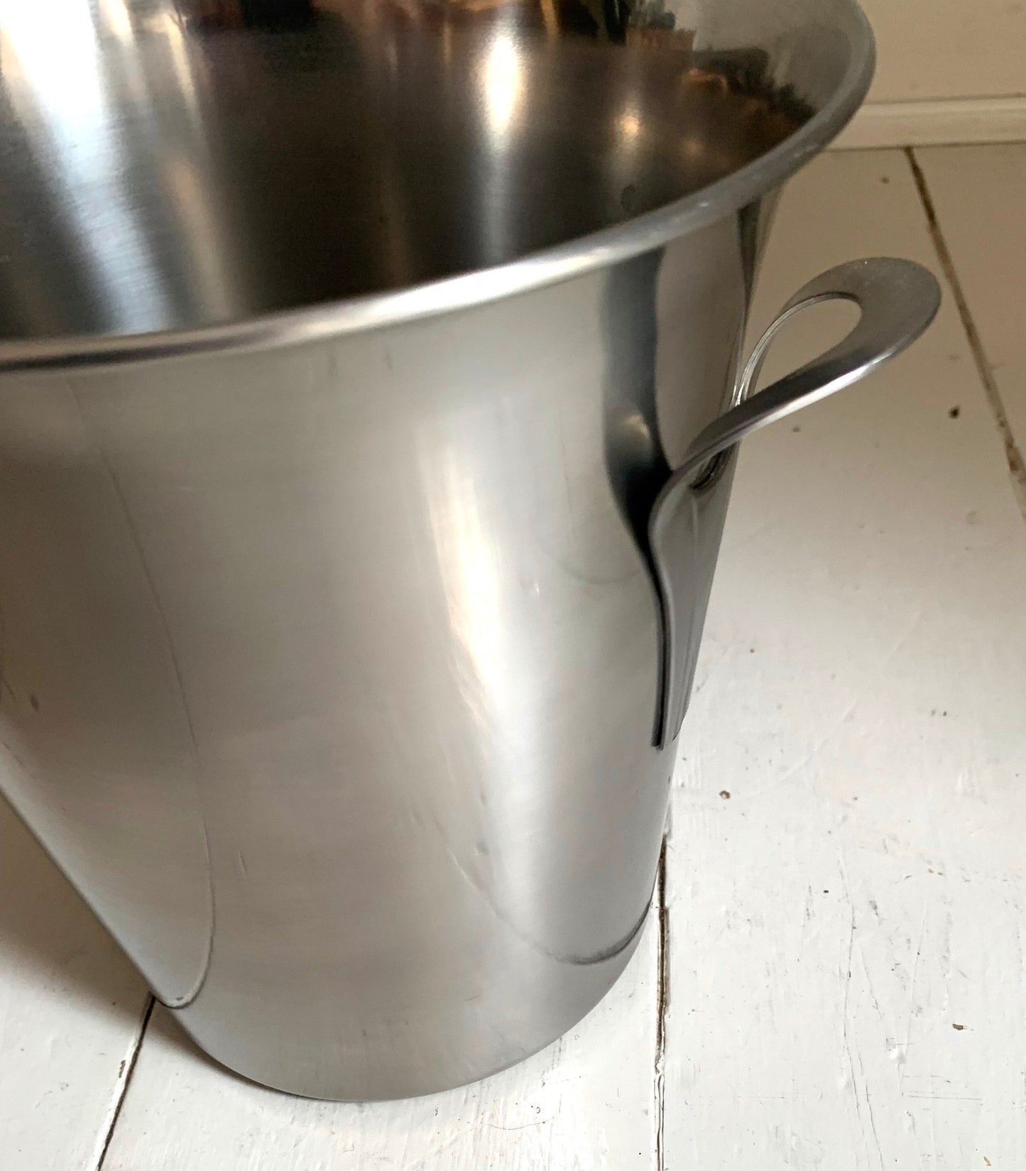 Vintage French Guy Degrenne Stainless Steel Ice/Champagne Bucket