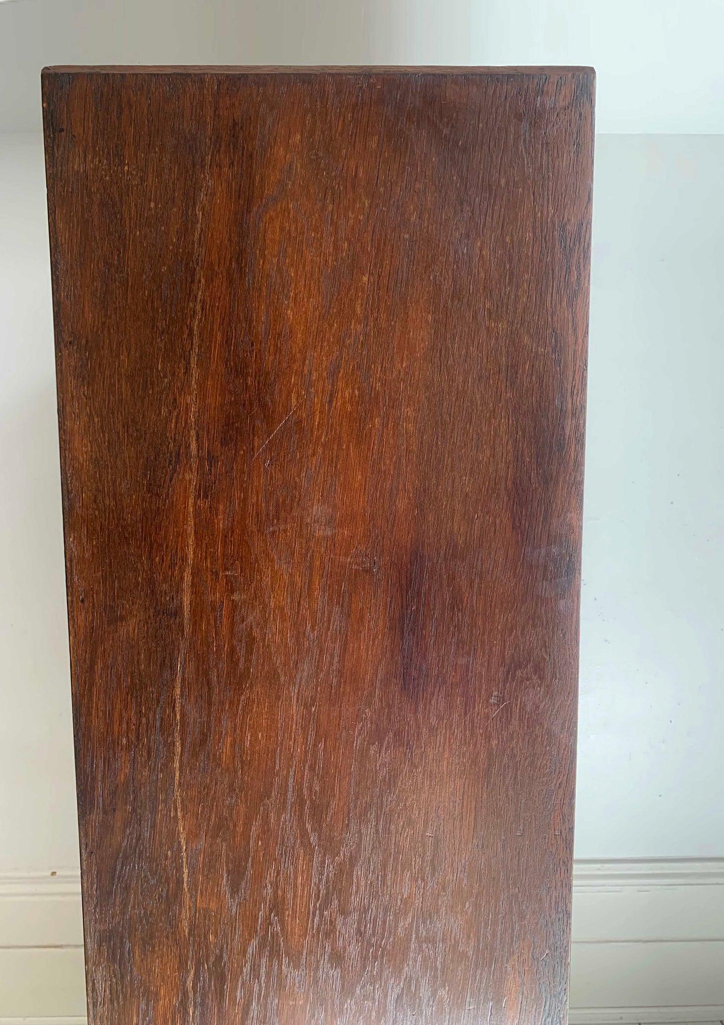 Vintage French Oak Tambour Free Standing Filing Cabinet With Pull Out Shelves