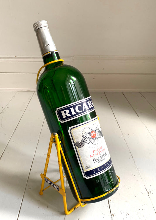 Vintage French Ricard 450cl Bottle On Swinging Pourer Stand, 49cm Promotional