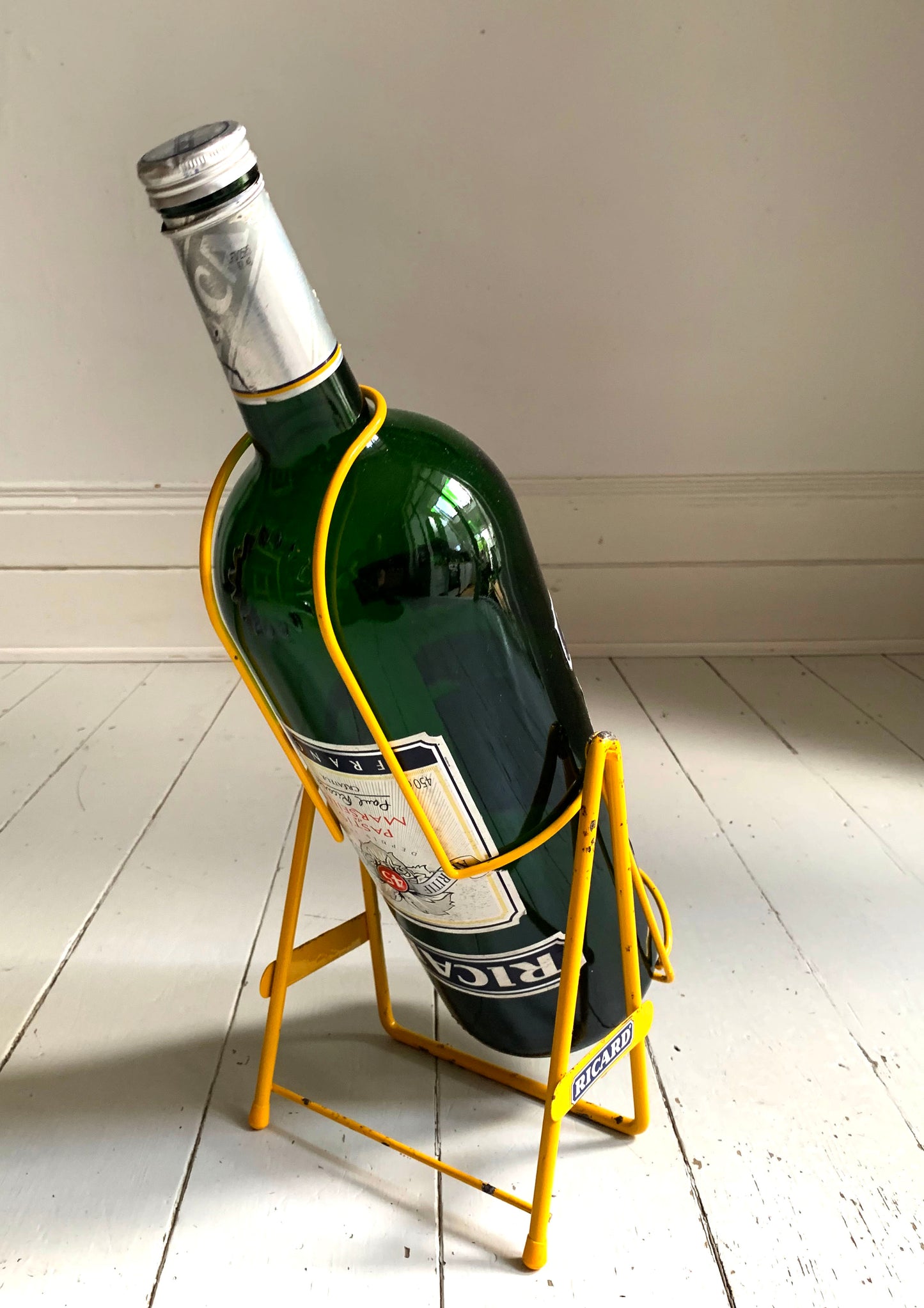 Vintage French Ricard 450cl Bottle On Swinging Pourer Stand, 49cm Promotional