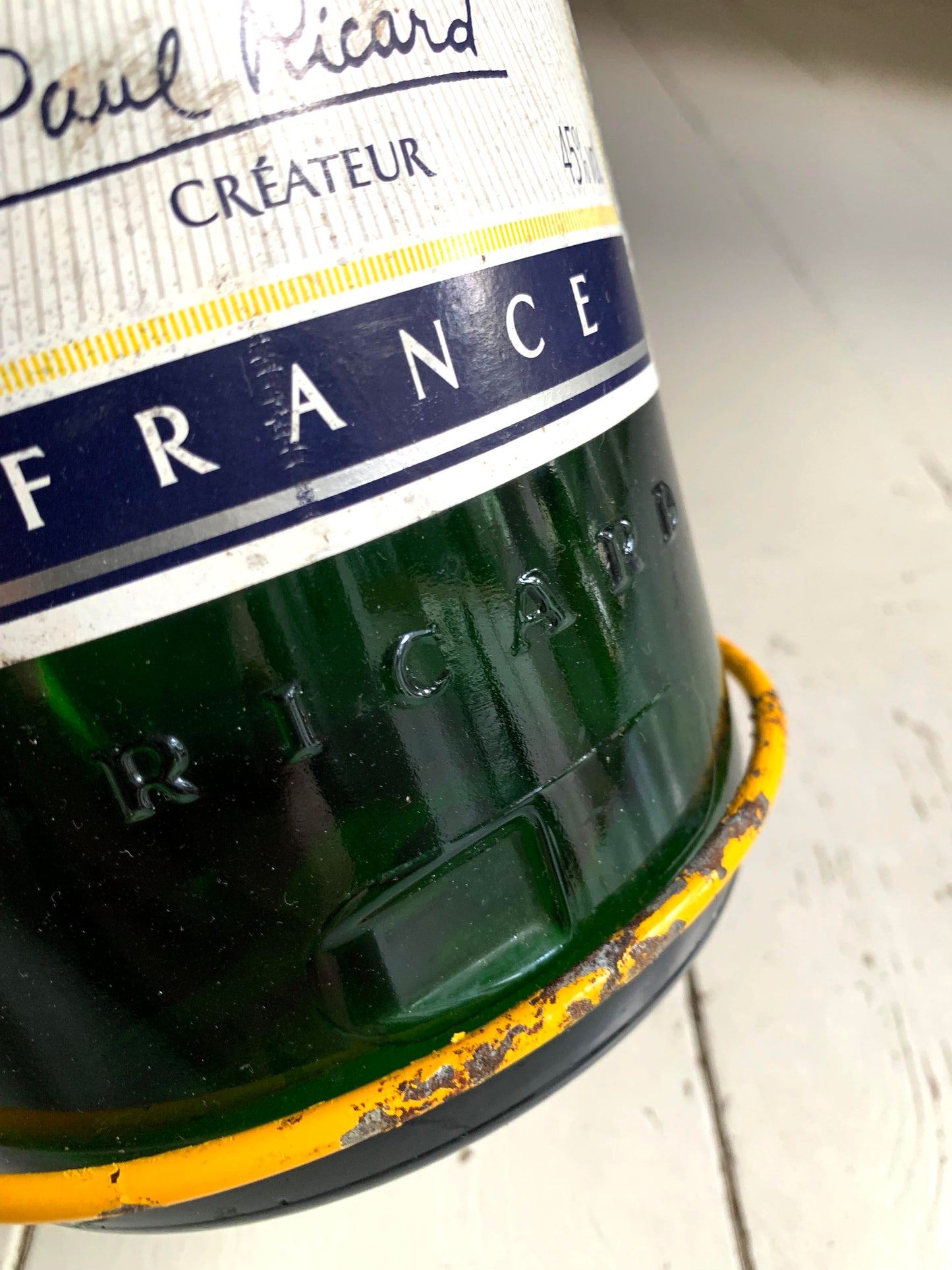 Vintage French Ricard 450cl Bottle On Swinging Pourer Stand, 49cm Promotional