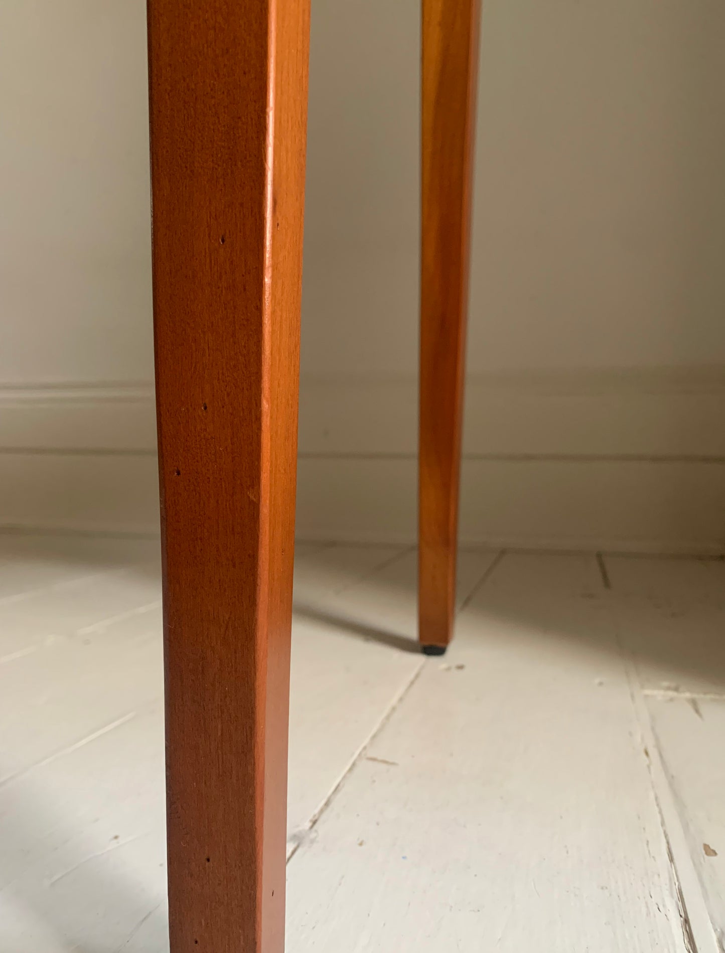 Vintage French Writing Desk by Grange, Leather Top Possibly Cherry Wood